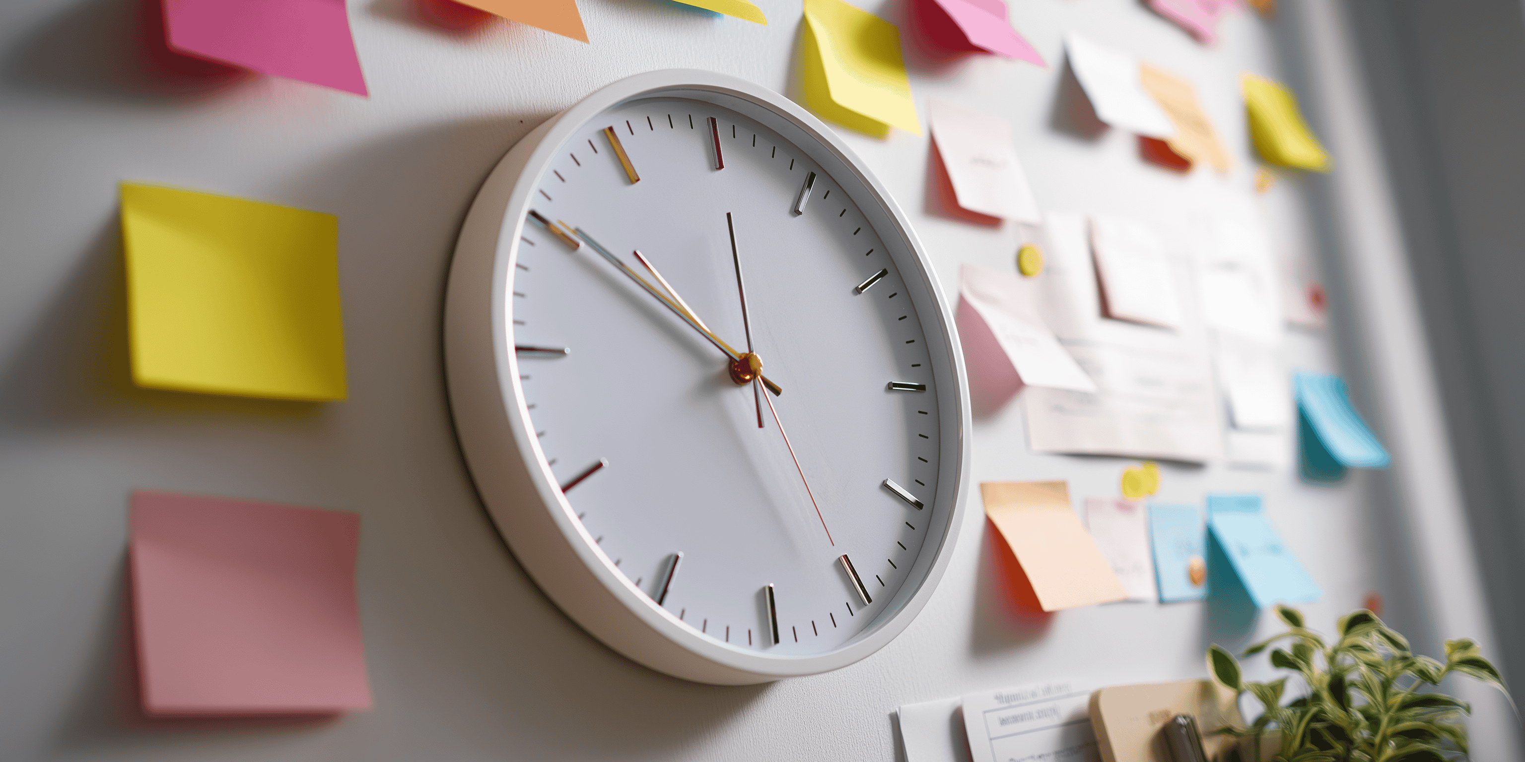 A visual representation of implementing a time management technique.